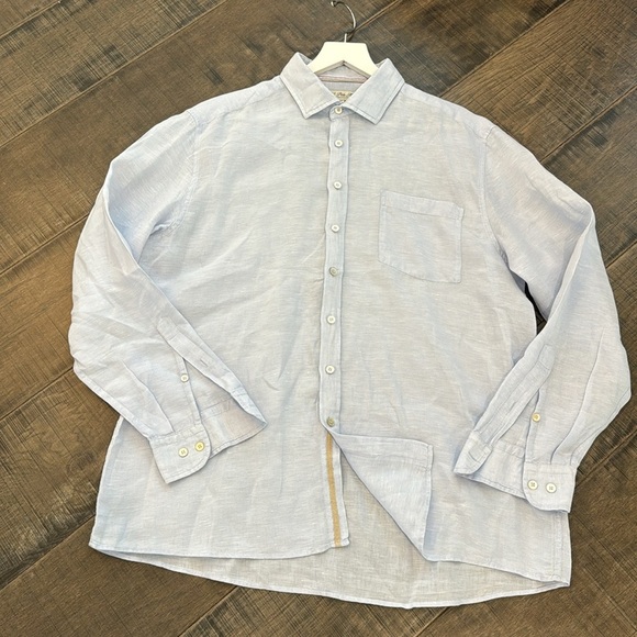 POLO ASSN REGULAR FIT SOLID 100% LINEN CASUAL POLO SHIRT SIZE XL - Picture 8 of 11